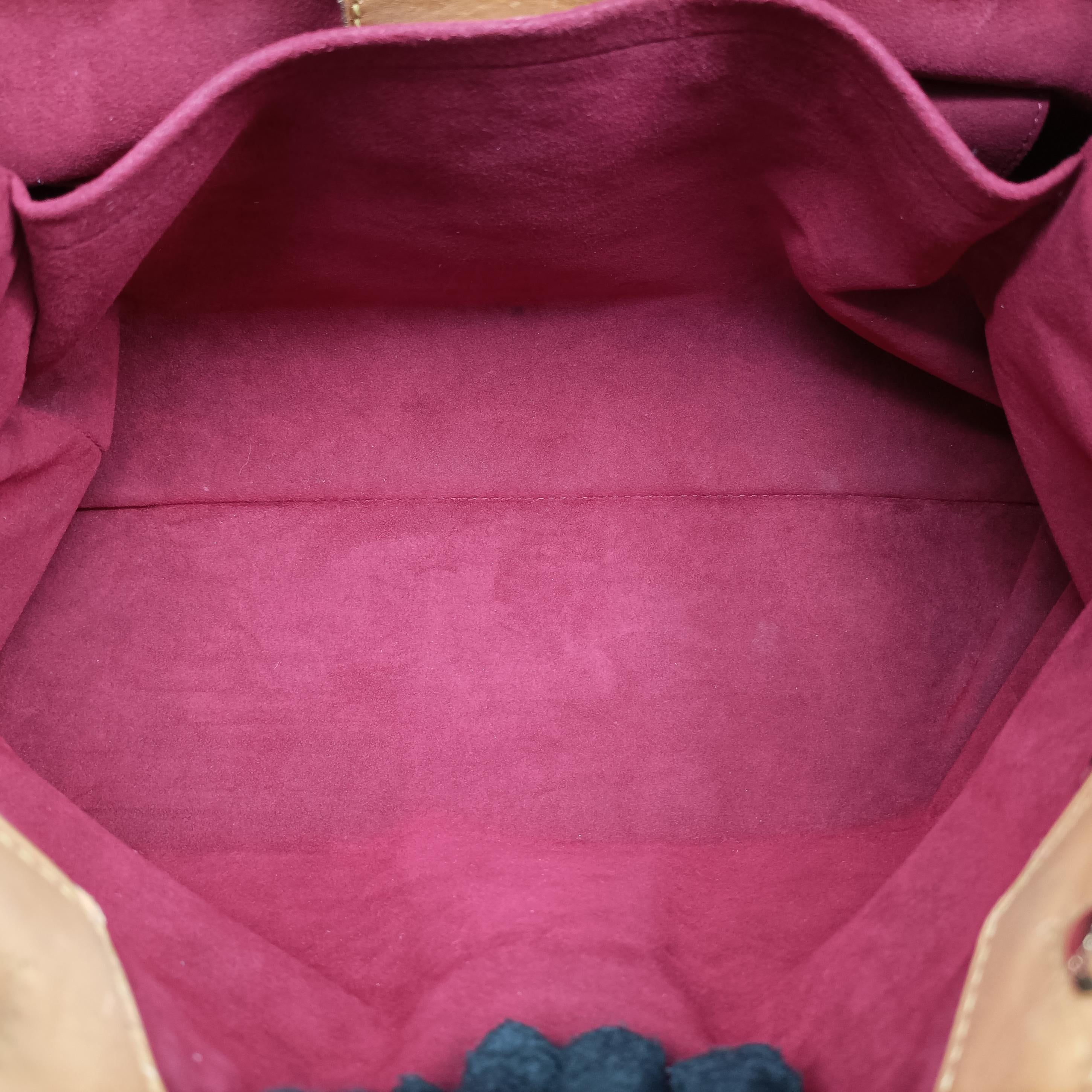 Pre-owned Louis Vuitton URSULA White Monogram Multicolor M40123 handbag | stylenewstar