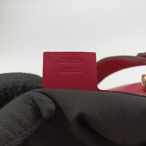Pre-owned Gucci New Jackie Rose Leather 120888 shoulderbag | stylenewstar