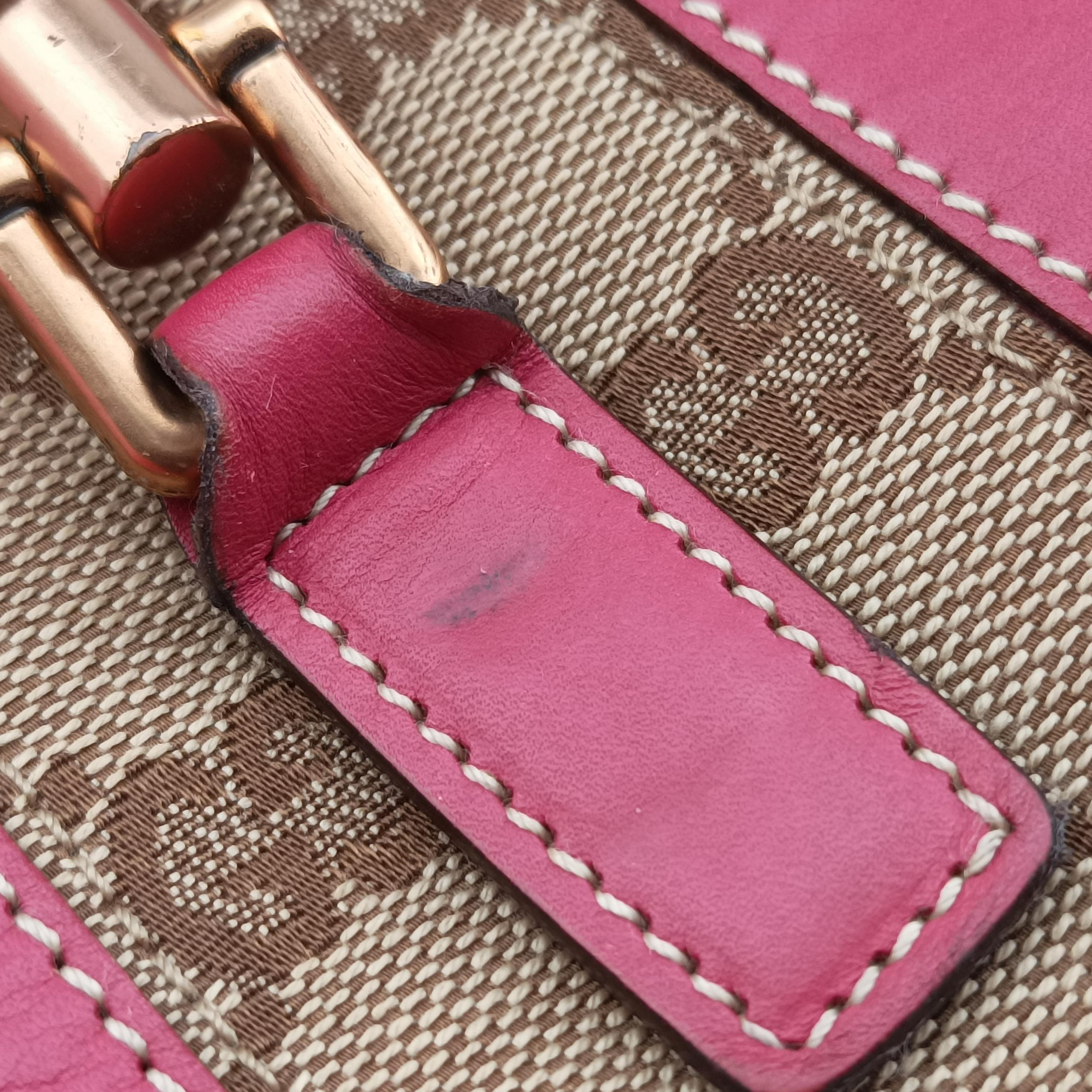 Pre-owned Gucci New Jackie Rose Leather 120888 shoulderbag | stylenewstar
