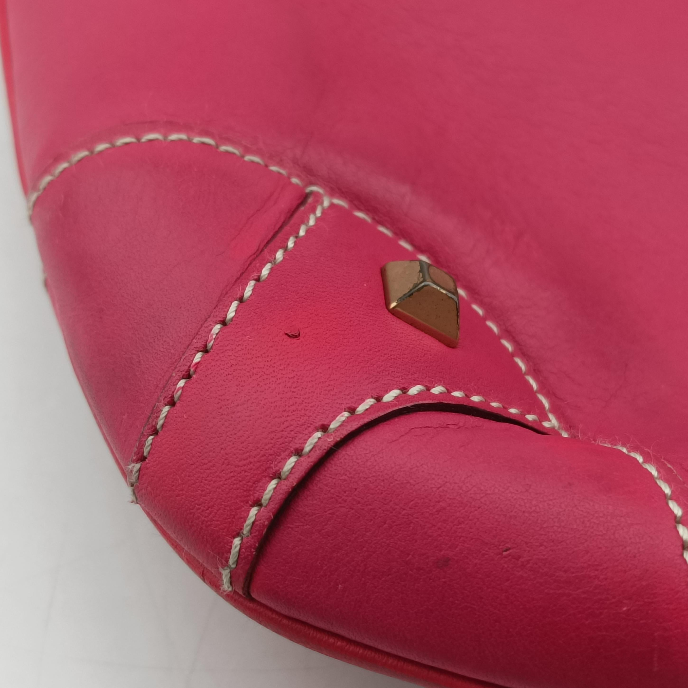 Pre-owned Gucci New Jackie Rose Leather 120888 shoulderbag | stylenewstar