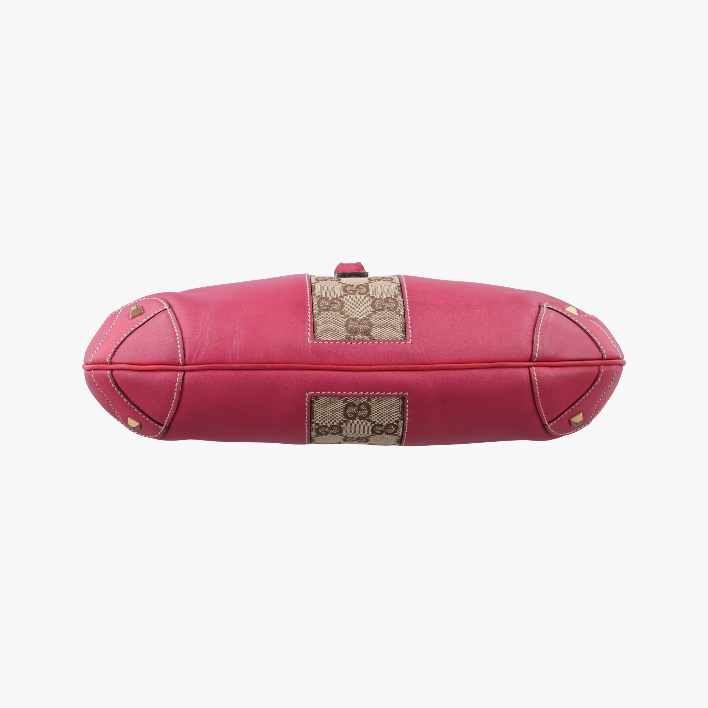 Pre-owned Gucci New Jackie Rose Leather 120888 shoulderbag | stylenewstar