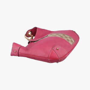 Pre-owned Gucci New Jackie Rose Leather 120888 shoulderbag | stylenewstar