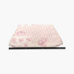 Pre-owned Christian Dior Cherry Blossom Flower Baguette White×Multicolour canvas  handbag | stylenewstar