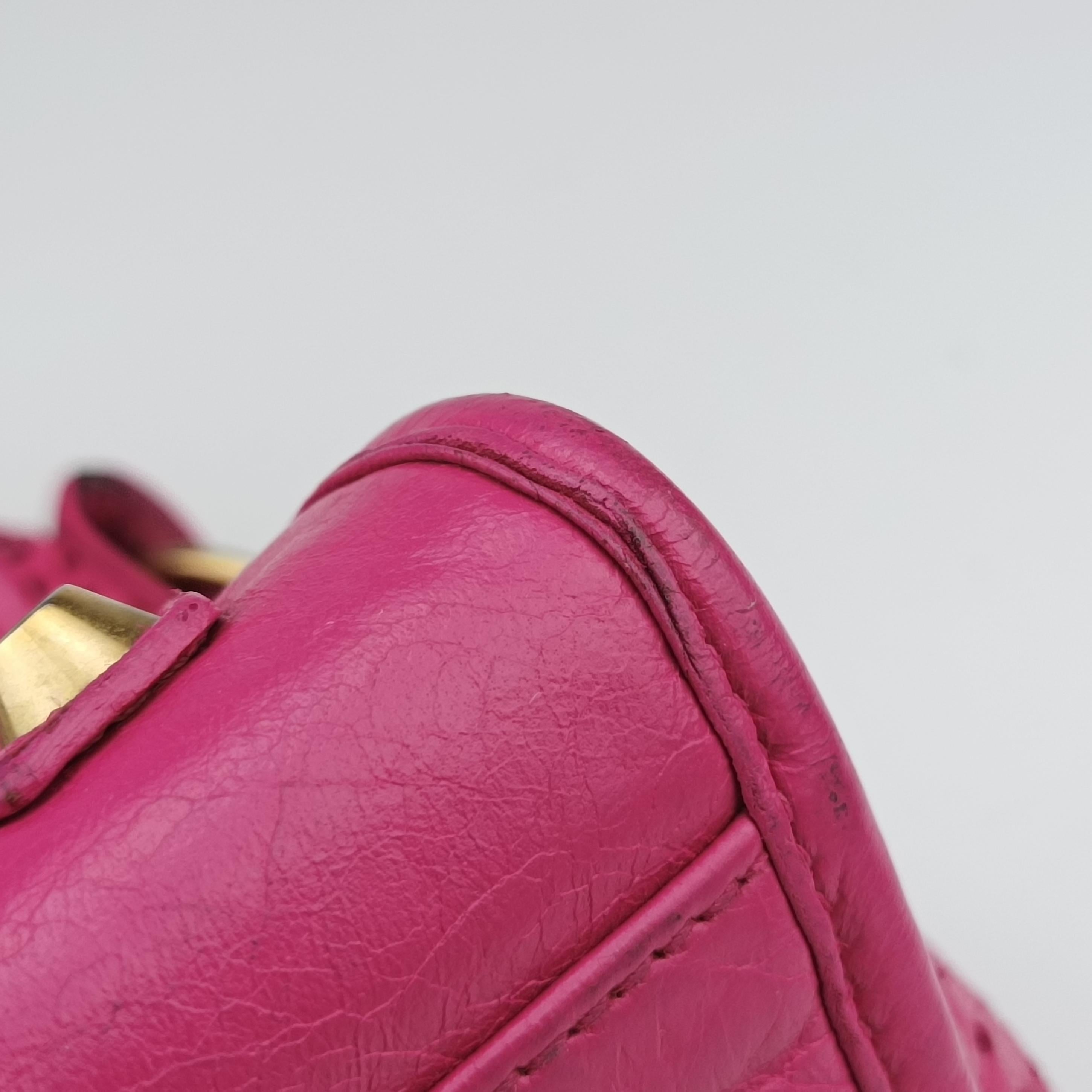 Secondhand Balenciaga Classic City Pink leather  shoulderbag | stylenewstar