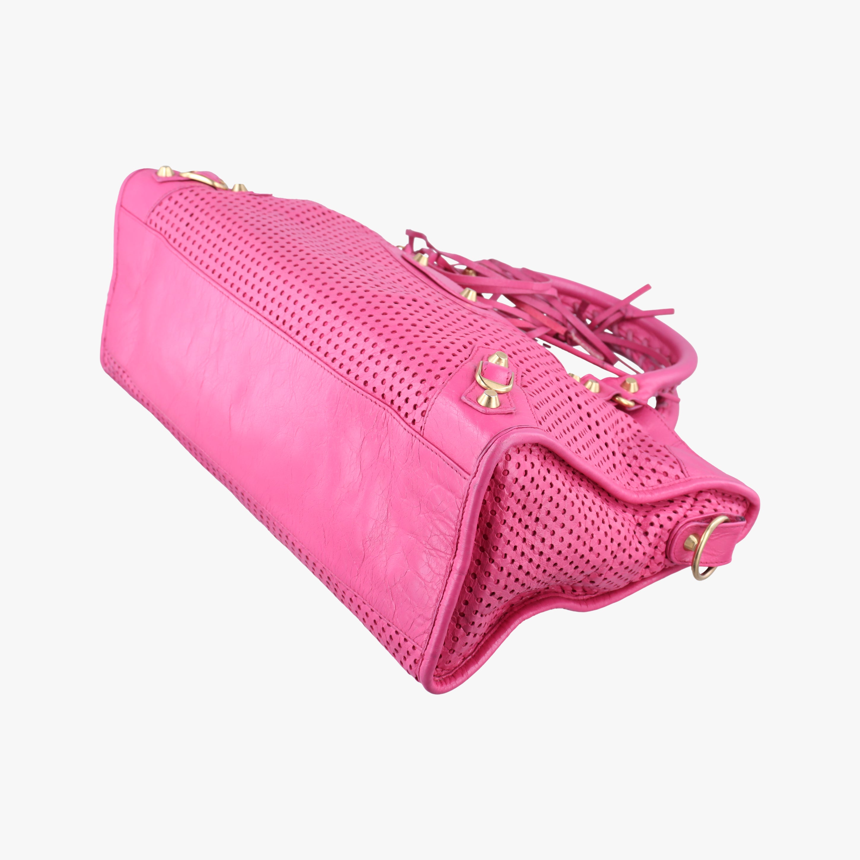 Secondhand Balenciaga Classic City Pink leather  shoulderbag | stylenewstar