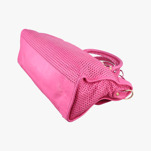 Secondhand Balenciaga Classic City Pink leather  shoulderbag | stylenewstar