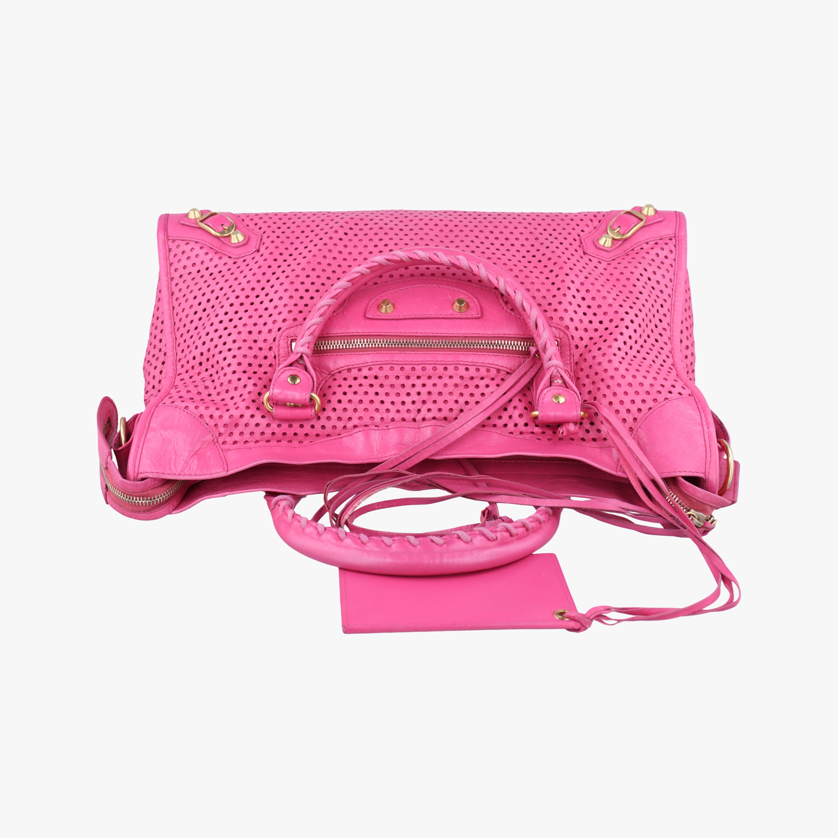 Secondhand Balenciaga Classic City Pink leather  shoulderbag | stylenewstar