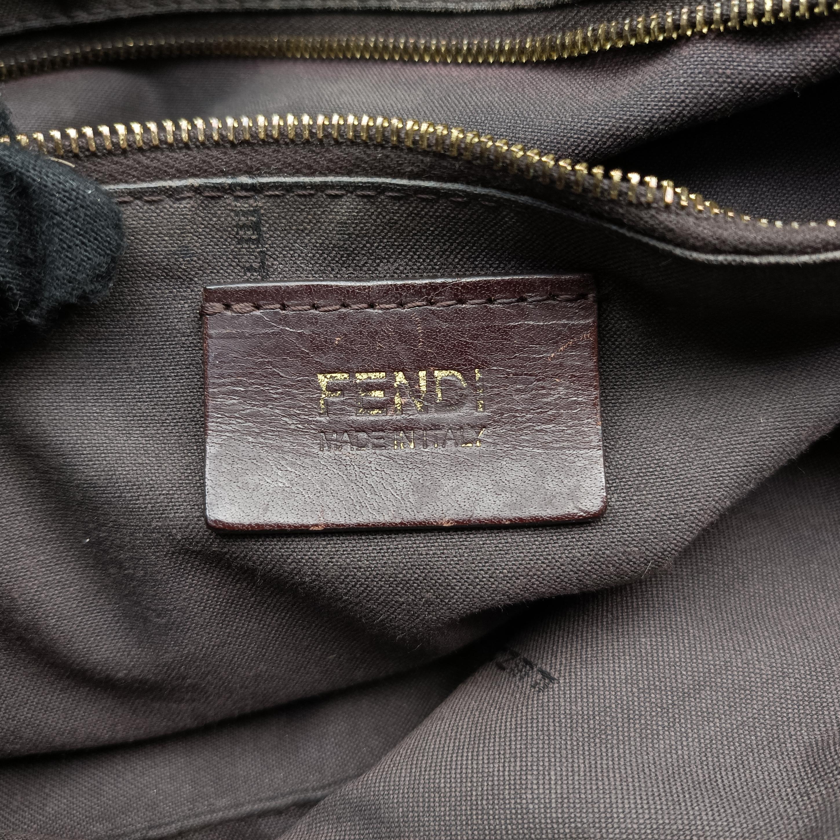 Pre-owned Fendi Big Mamma Forever Flap Multicolour ponyhair 8BR638 shoulderbag | stylenewstar