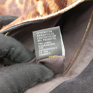 Pre-owned Fendi Big Mamma Forever Flap Multicolour ponyhair 8BR638 shoulderbag | stylenewstar