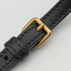 Pre-owned Prada City Calf Astrology Cahier ブルー×ブラック Saffiano leather×Leather  shoulderbag | stylenewstar