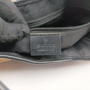 Pre-owned Gucci Jackie Brown×black×Multicolour Leather 001.33 handbag | stylenewstar