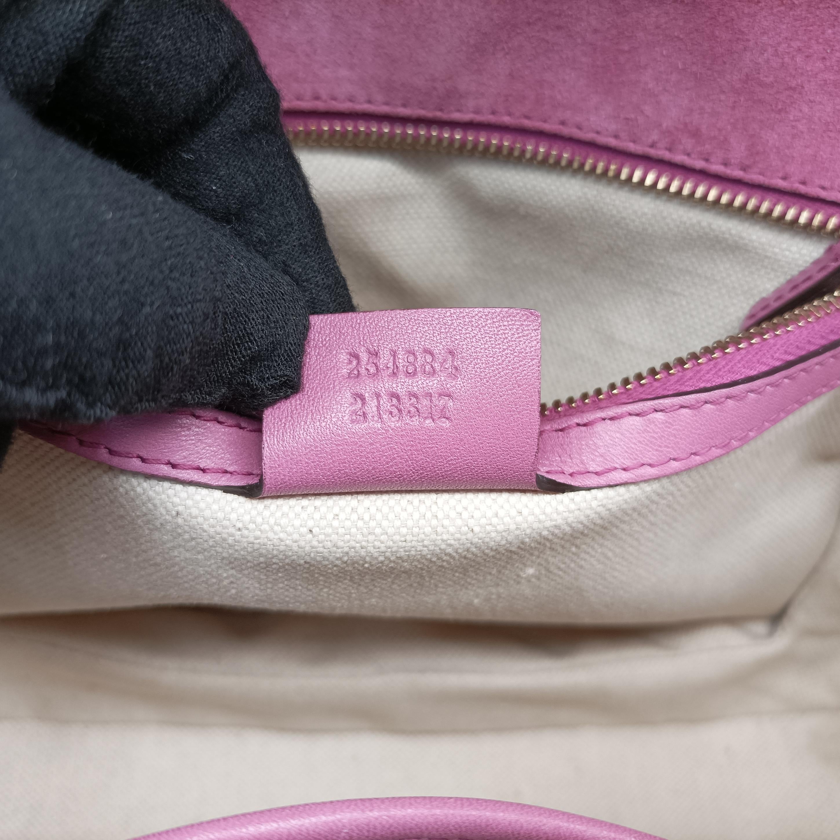 Pre-owned Gucci New Bamboo Orange Patent 254884 handbag | stylenewstar