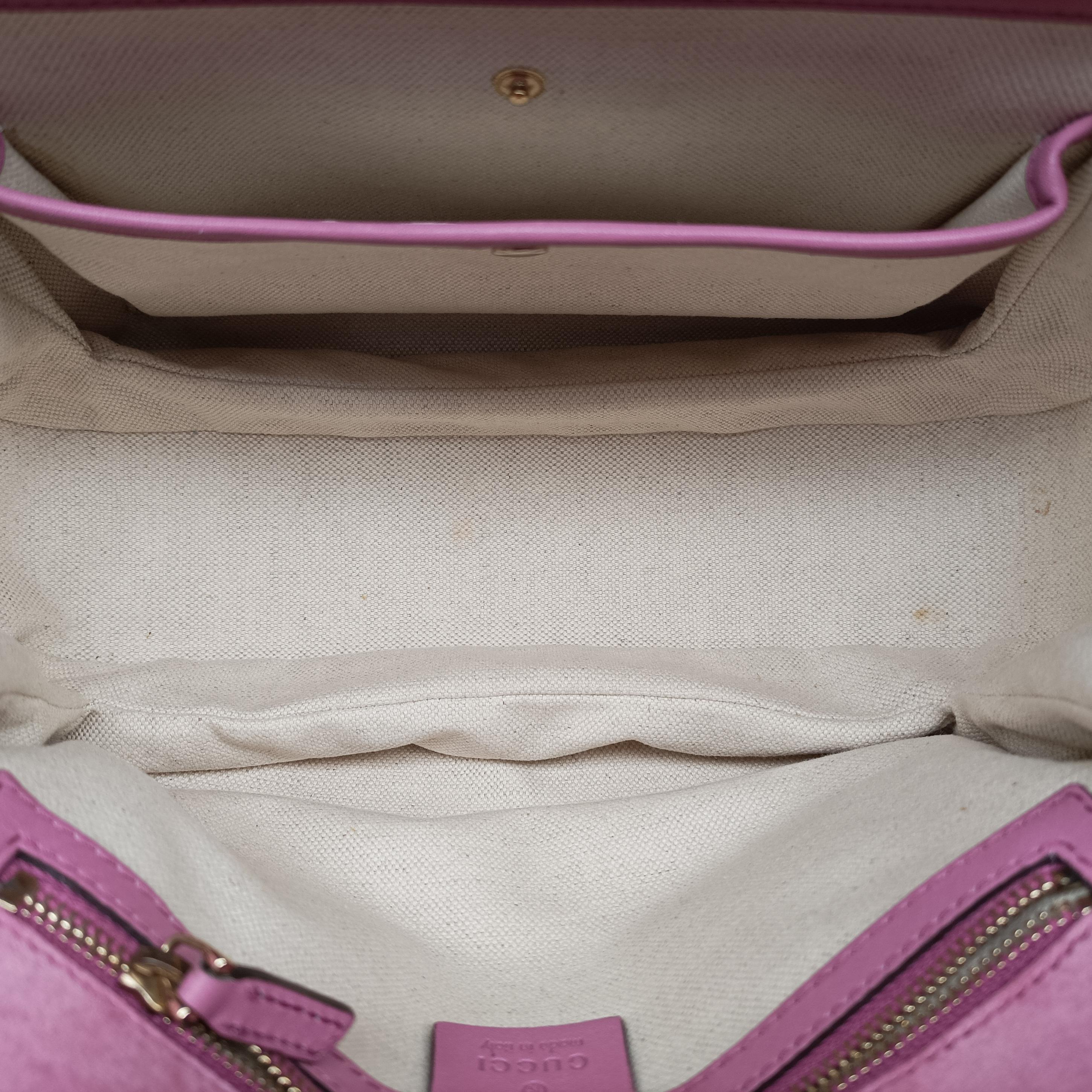 Pre-owned Gucci New Bamboo Orange Patent 254884 handbag | stylenewstar