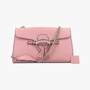 Vintage Gucci Emily Pink Leather 449635 shoulderbag | stylenewstar