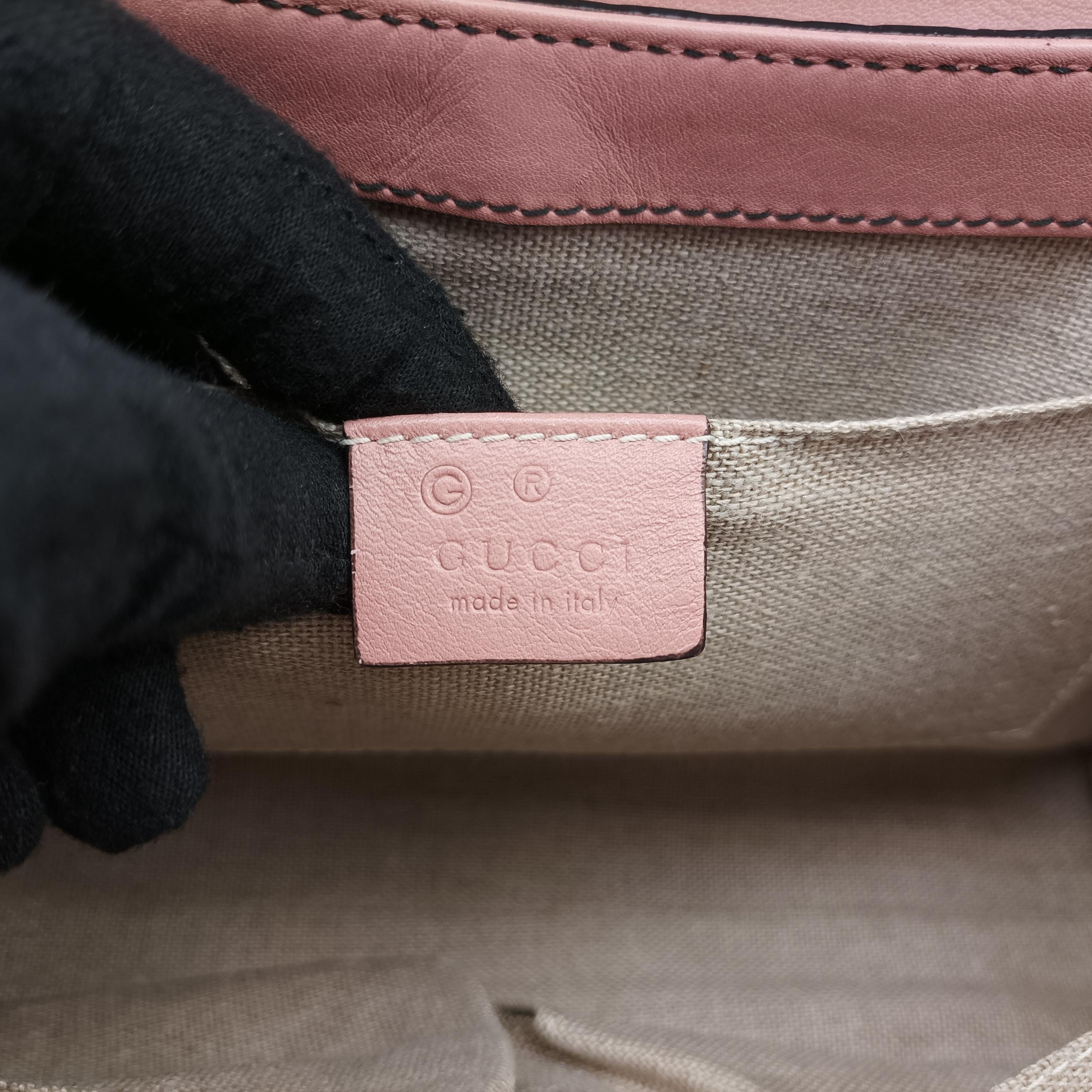 Vintage Gucci Emily Pink Leather 449635 shoulderbag | stylenewstar