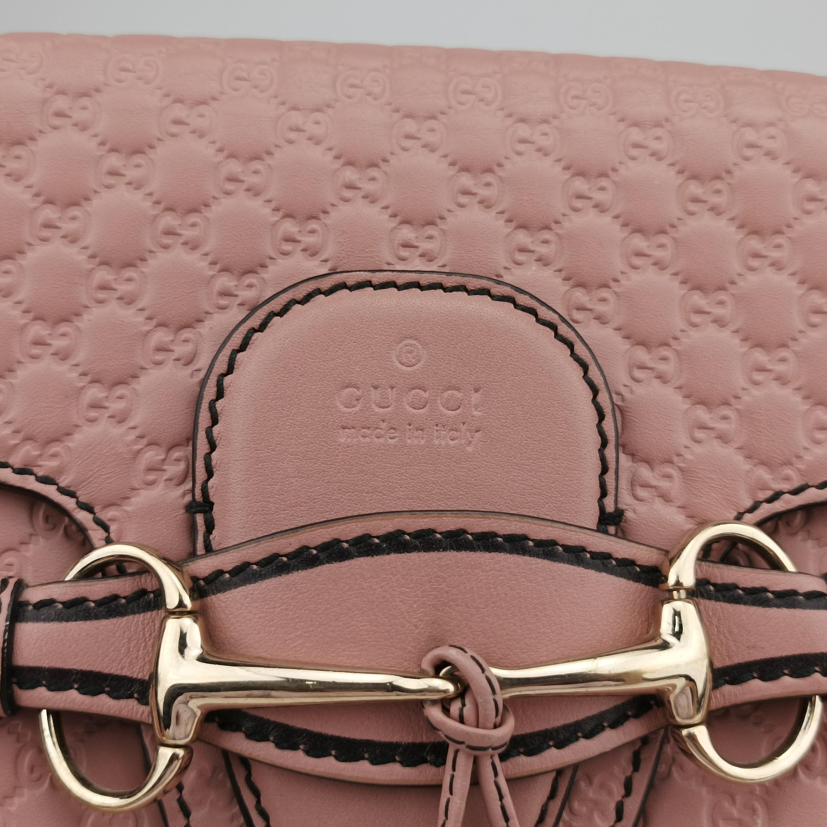 Vintage Gucci Emily Pink Leather 449635 shoulderbag | stylenewstar
