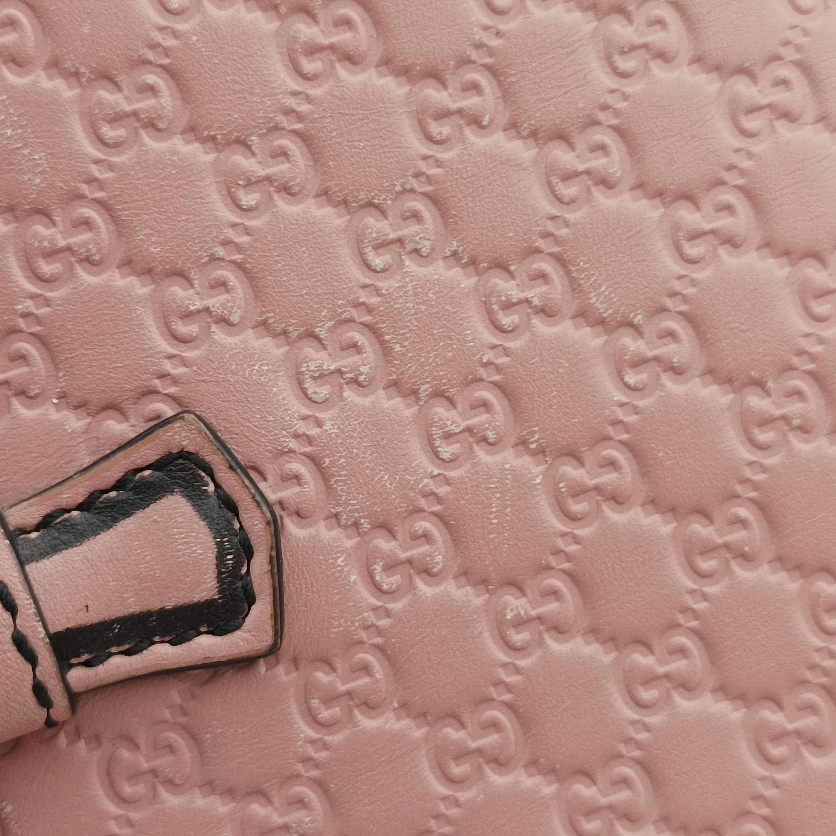 Vintage Gucci Emily Pink Leather 449635 shoulderbag | stylenewstar