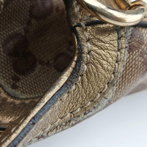 Secondhand Gucci Indy Babouska beige×Multicolour PVC coated canvas 185566 shoulderbag | stylenewstar