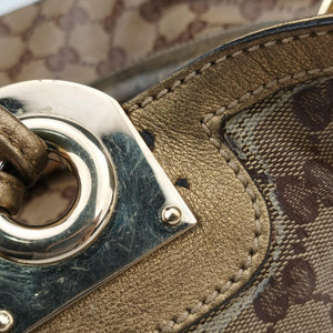 Secondhand Gucci Indy Babouska beige×Multicolour PVC coated canvas 185566 shoulderbag | stylenewstar