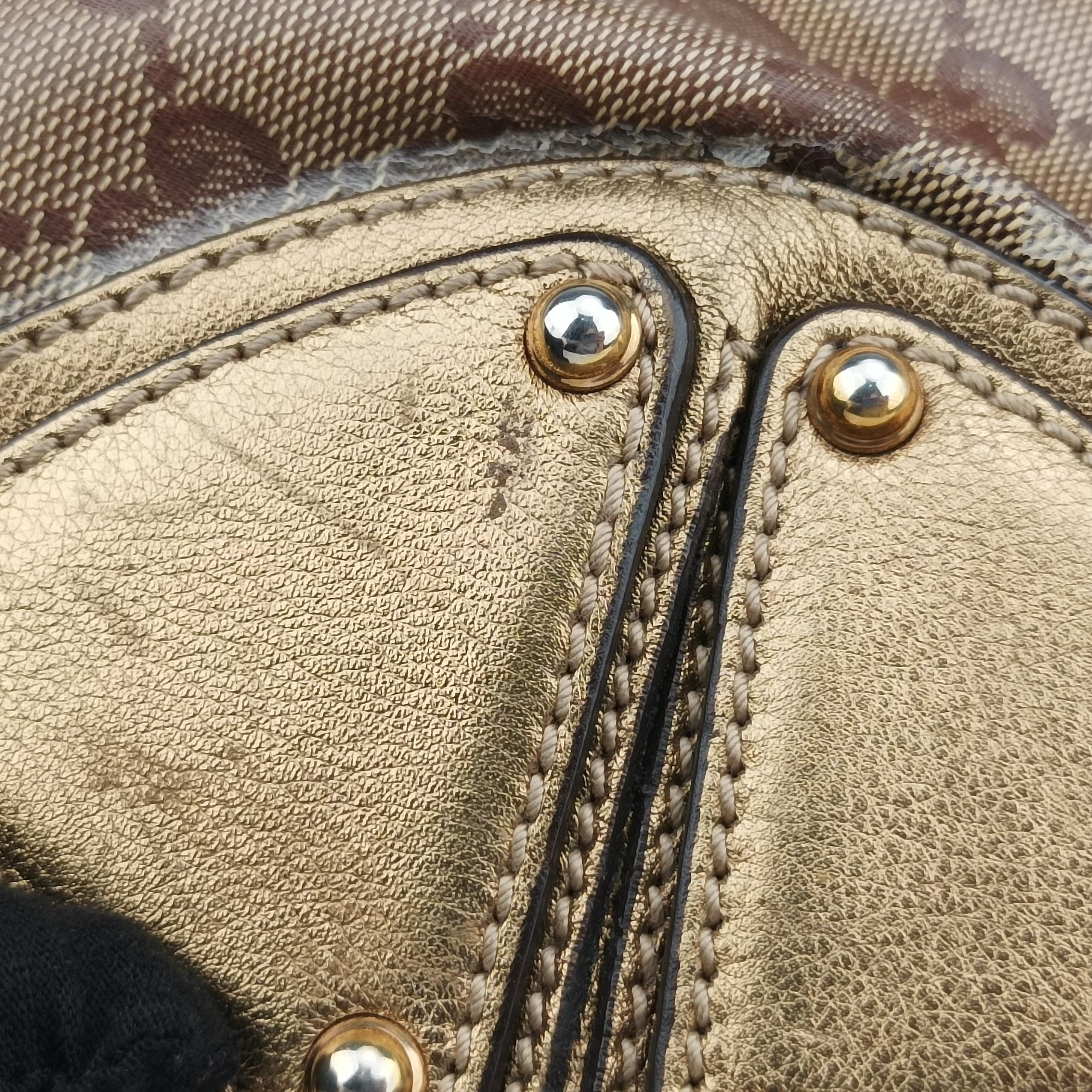 Secondhand Gucci Indy Babouska beige×Multicolour PVC coated canvas 185566 shoulderbag | stylenewstar