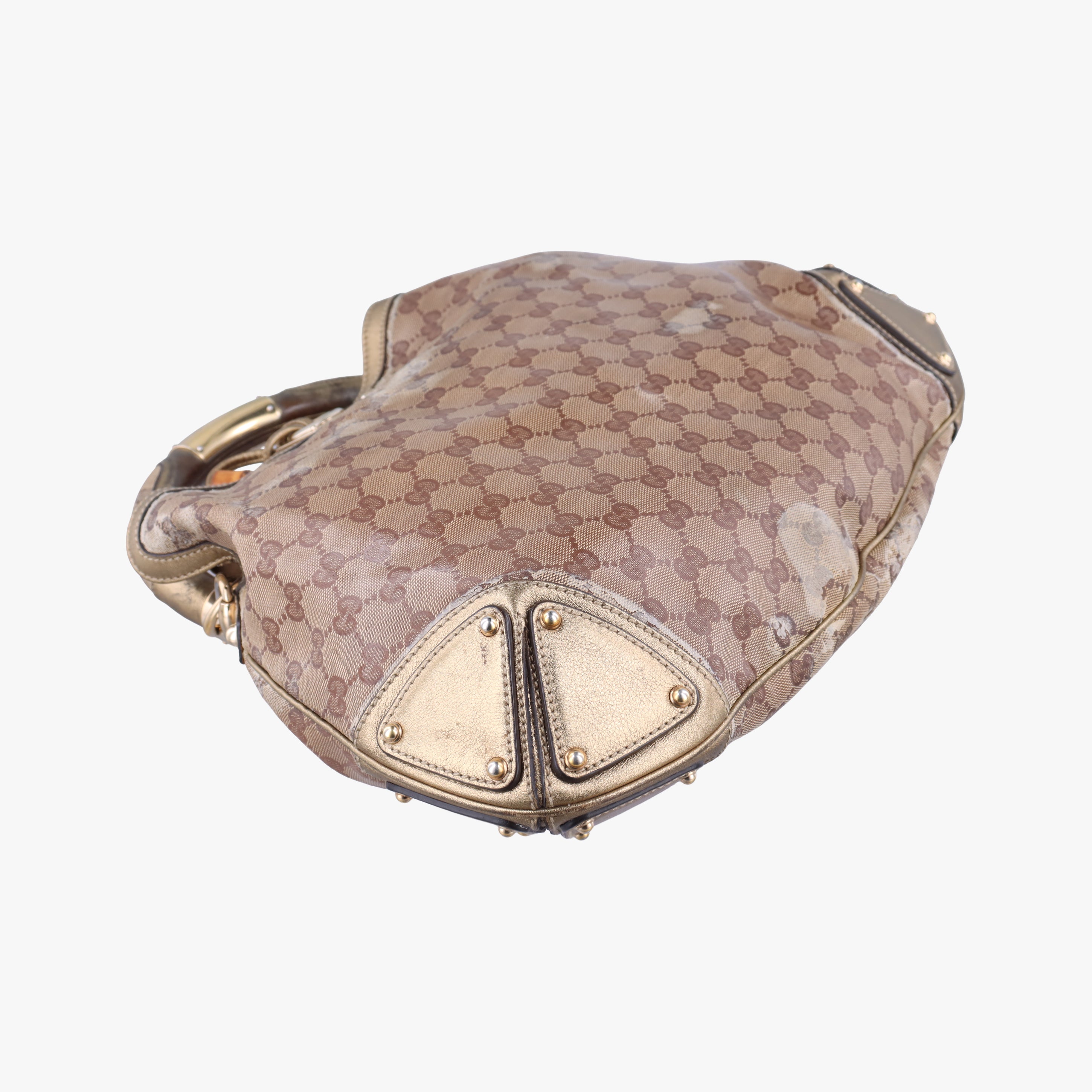 Secondhand Gucci Indy Babouska beige×Multicolour PVC coated canvas 185566 shoulderbag | stylenewstar