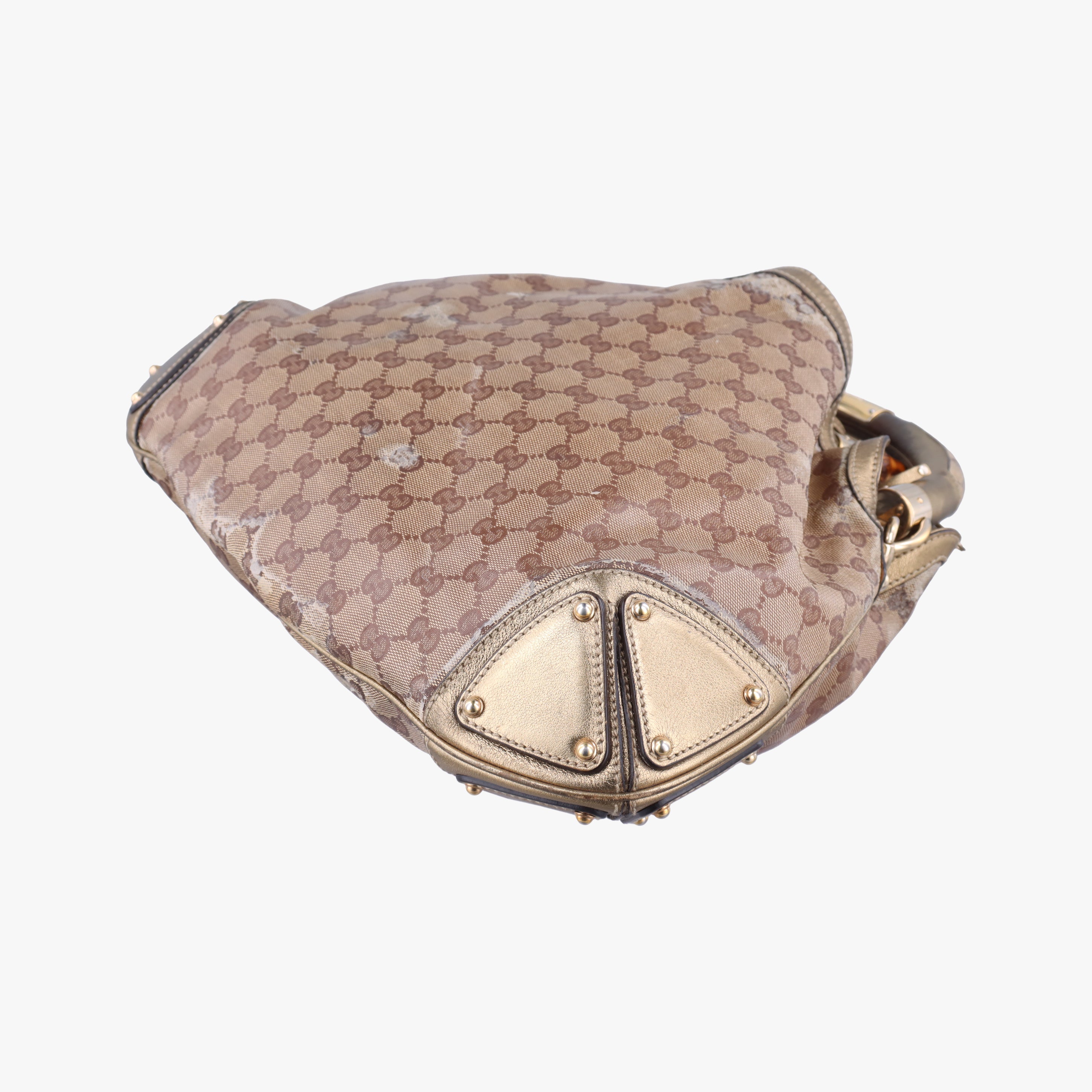 Secondhand Gucci Indy Babouska beige×Multicolour PVC coated canvas 185566 shoulderbag | stylenewstar