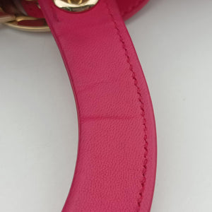 Pre-owned Christian Dior Lady Dior Rose lambskin  shoulderbag | stylenewstar