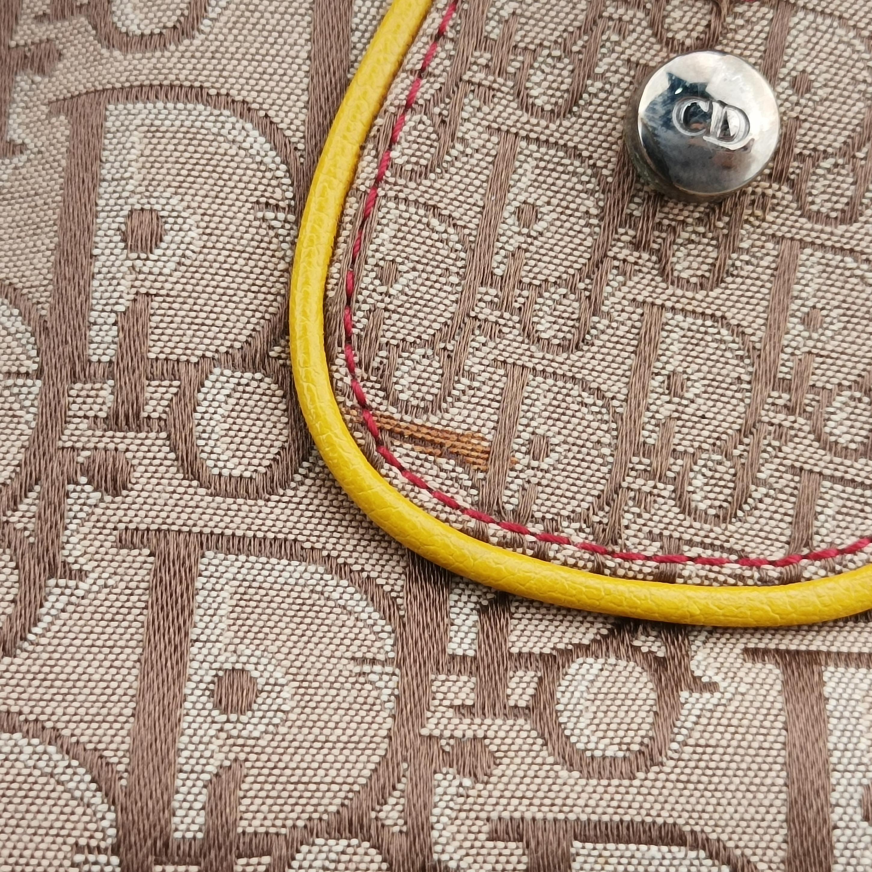 Secondhand Christian Dior Rasta Bowler beige×Multicolour Canvas × Leather  handbag | stylenewstar