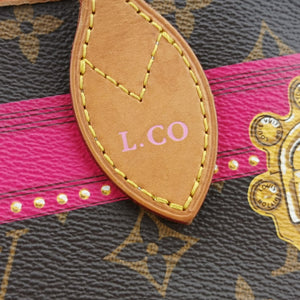 Pre-owned Louis Vuitton Neverfull MM Summer Trunk brown×Multicolor Monogram Canvas M41390 shoulderbag | stylenewstar