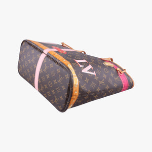 Pre-owned Louis Vuitton Neverfull MM Summer Trunk brown×Multicolor Monogram Canvas M41390 shoulderbag | stylenewstar