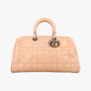 Pre-owned Christian Dior Granville Beige lambskin  handbag | stylenewstar