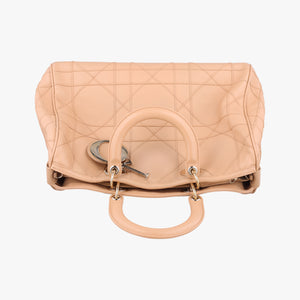 Pre-owned Christian Dior Granville Beige lambskin  handbag | stylenewstar