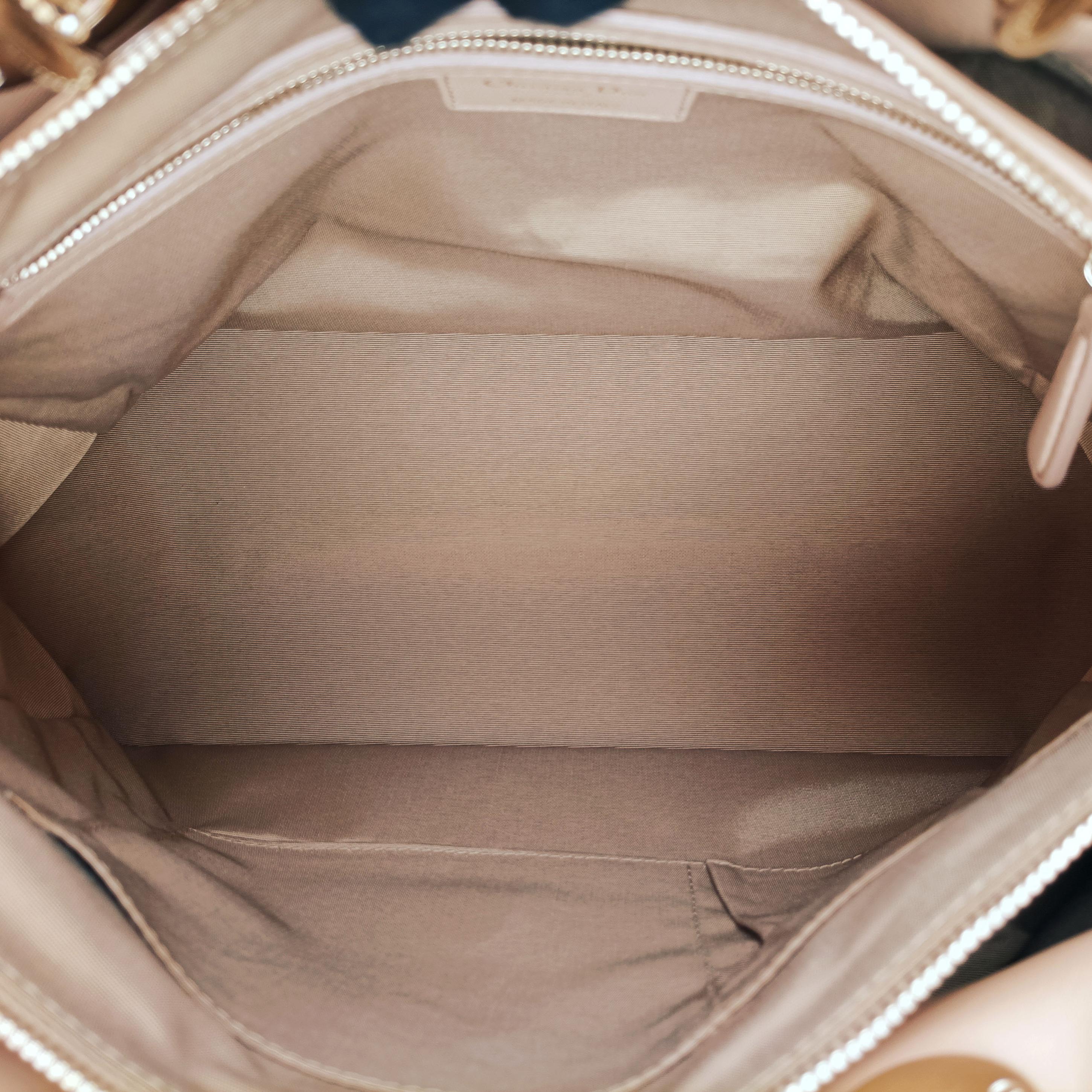 Pre-owned Christian Dior Granville Beige lambskin  handbag | stylenewstar