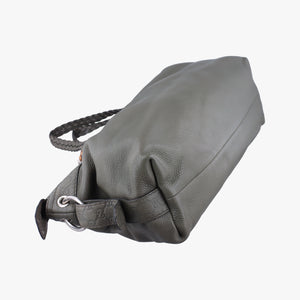 Pre-owned Gucci Medium Bamboo Green Leather 232959 handbag | stylenewstar