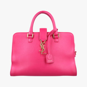 Vintage Yves Saint Laurent baby Cabas Rose Leather 357395 handbag | stylenewstar