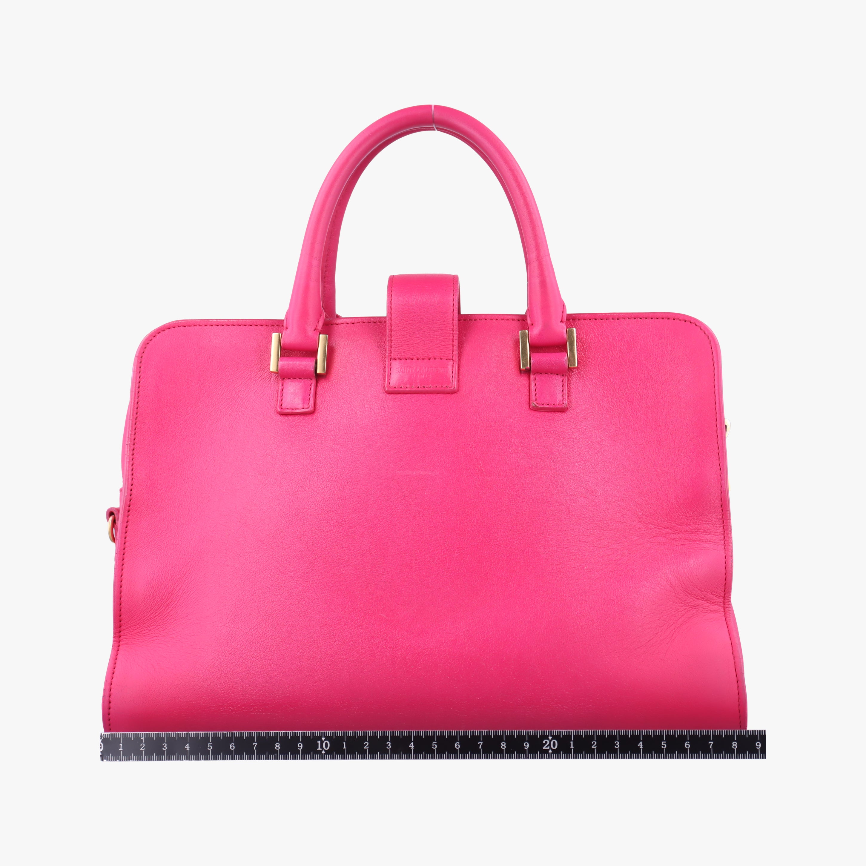 Vintage Yves Saint Laurent baby Cabas Rose Leather 357395 handbag | stylenewstar