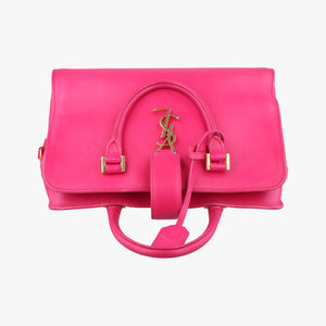 Vintage Yves Saint Laurent baby Cabas Rose Leather 357395 handbag | stylenewstar