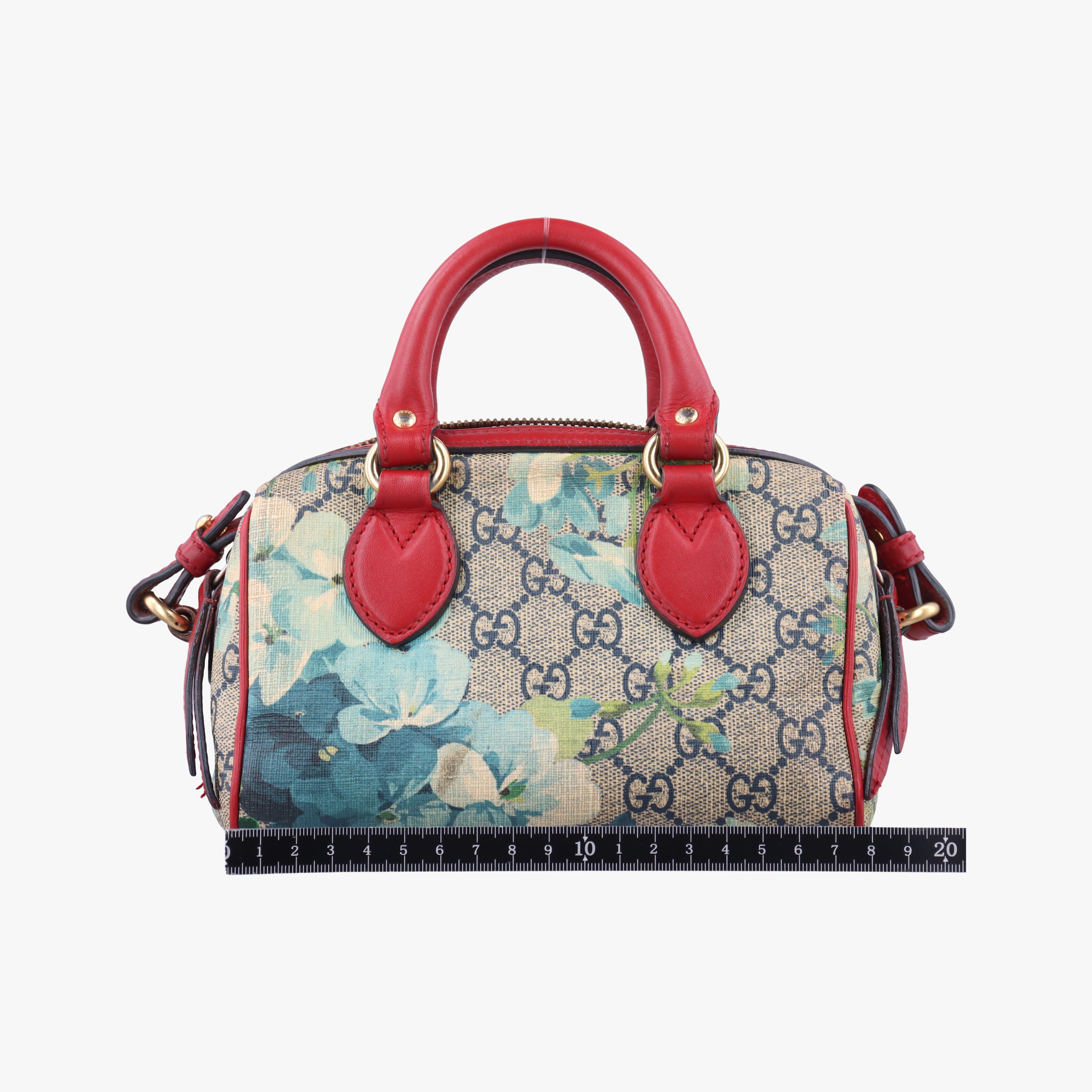 Pre-owned Gucci GG Blooms beige×Multicolour PVC coated canvas 546312 shoulderbag | stylenewstar