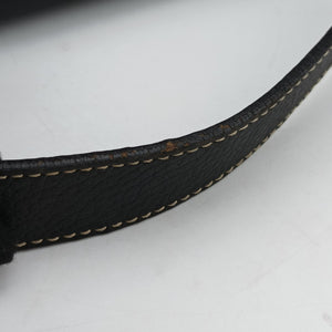 Pre-owned Christian Dior Saddle Black Leather  handbag | stylenewstar