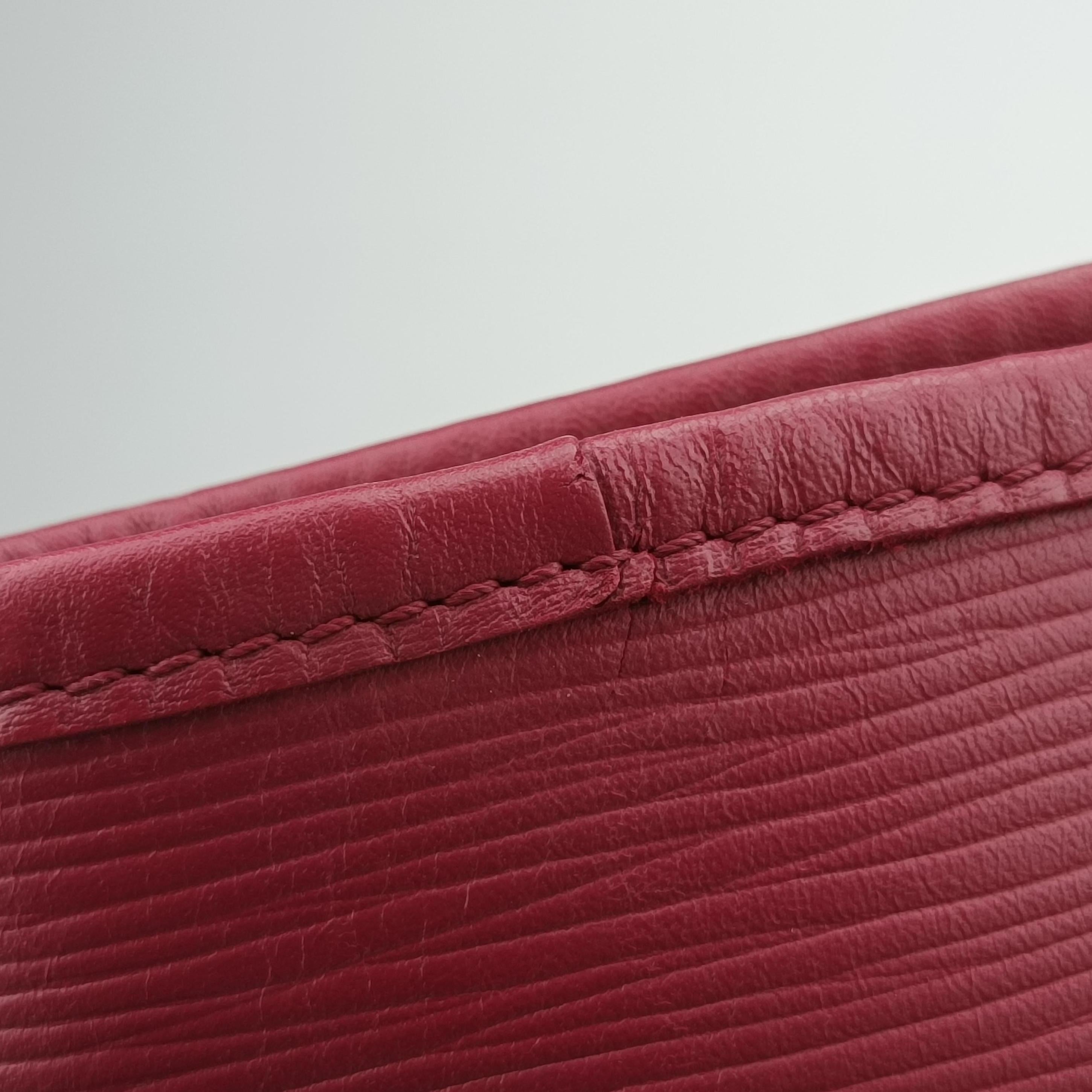 Pre-owned Louis Vuitton Neverfull MM Fuchsia EPI M40882 handbag | stylenewstar
