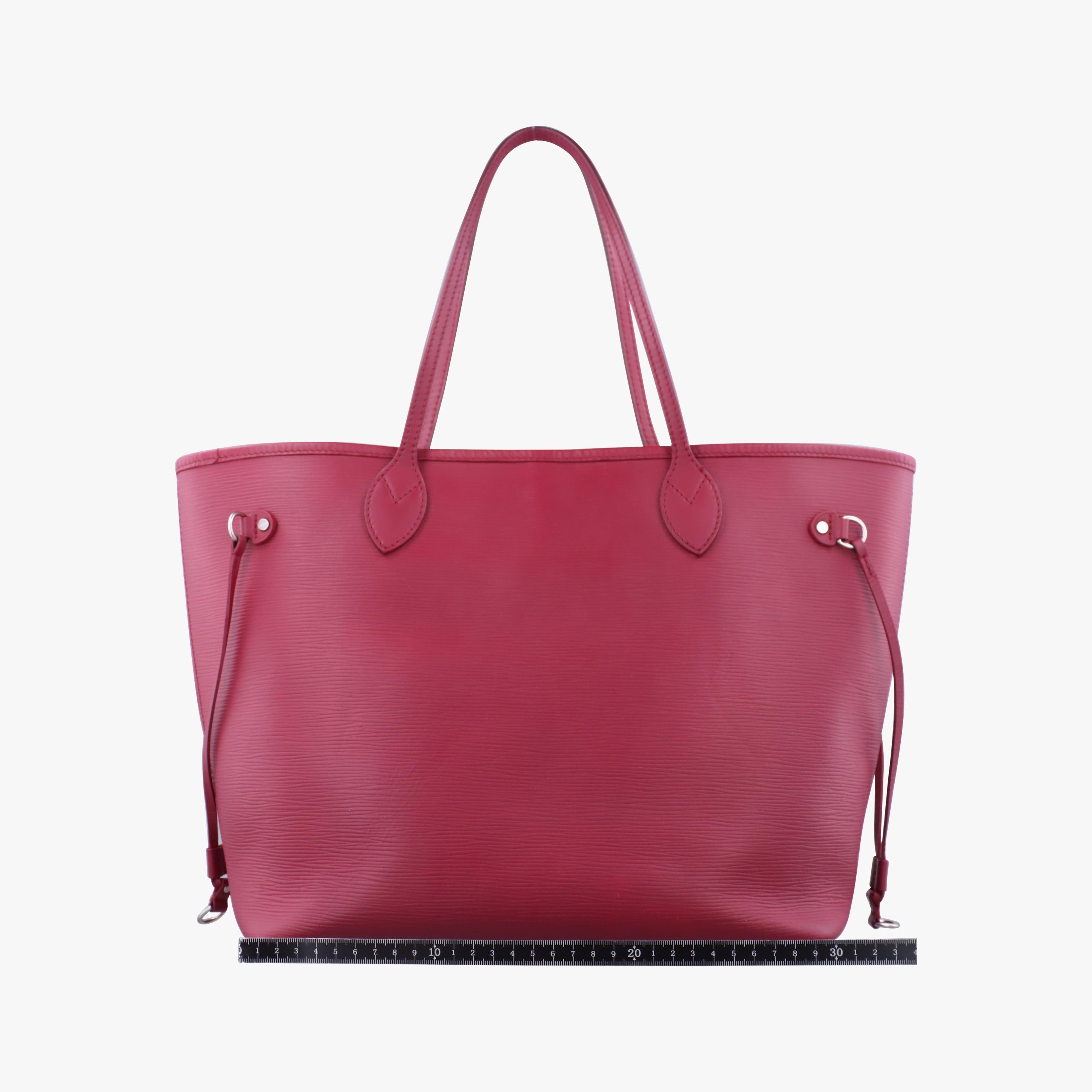 Pre-owned Louis Vuitton Neverfull MM Fuchsia EPI M40882 handbag | stylenewstar