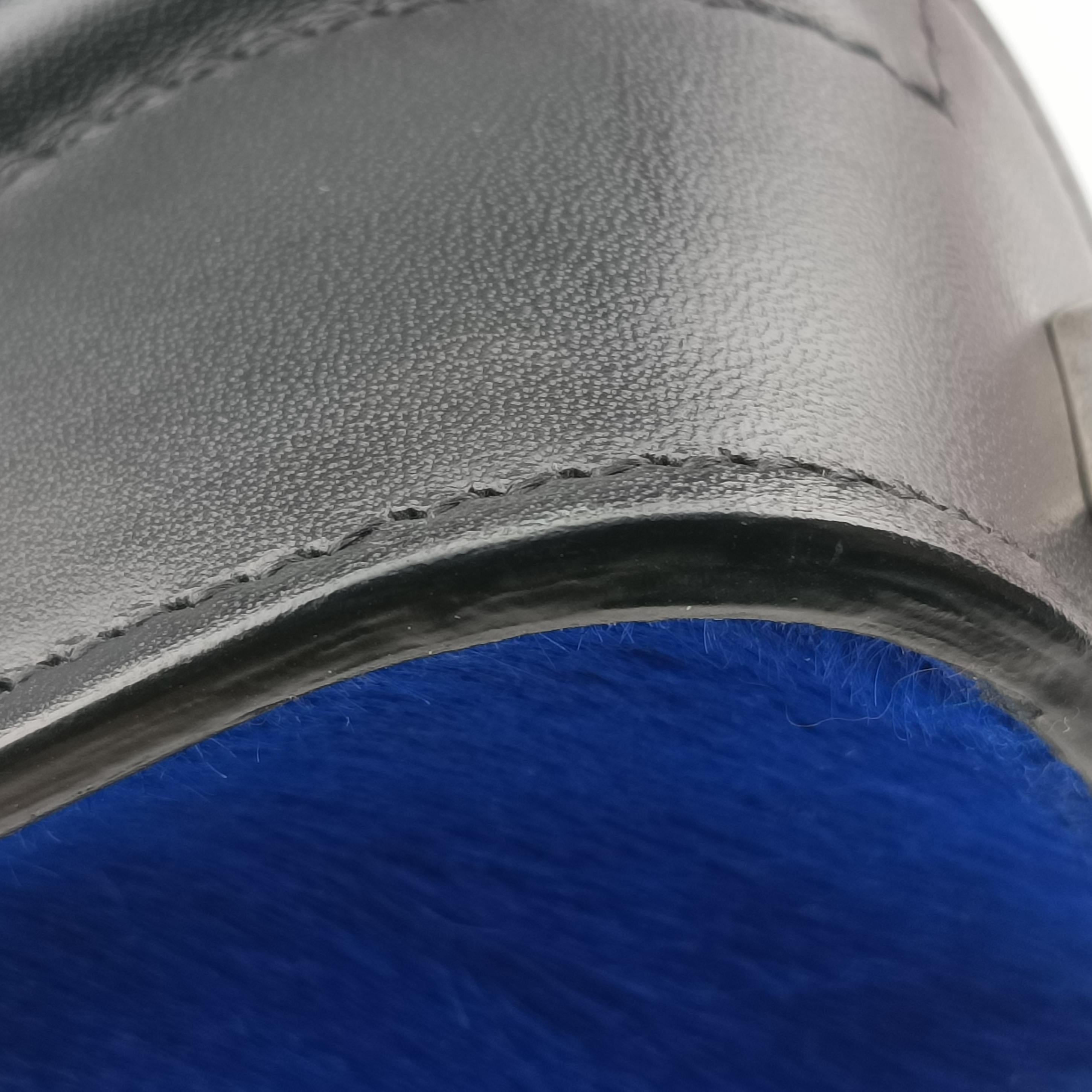 Secondhand Celine Luggage Nano Shopper Blue x Green x Black leather×ponyhair  handbag | stylenewstar