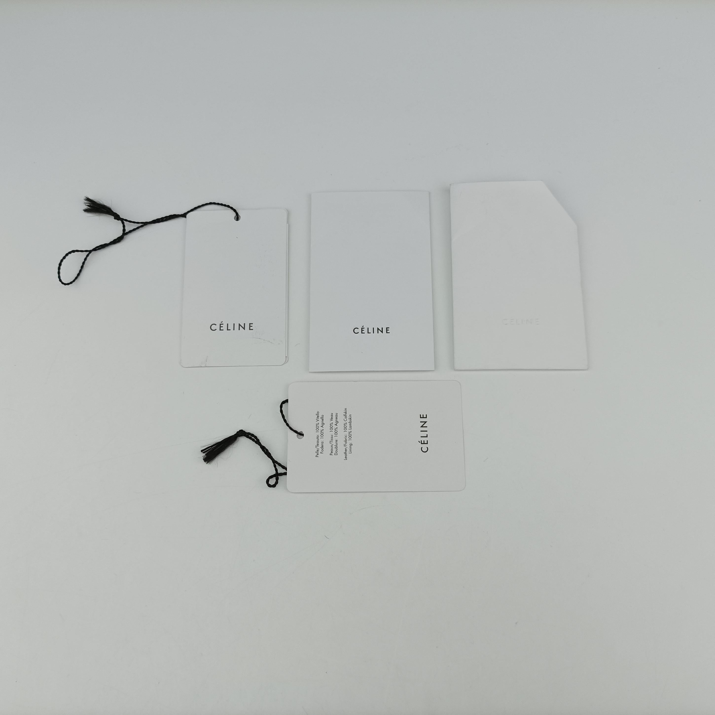 Secondhand Celine Luggage Nano Shopper Blue x Green x Black leather×ponyhair  handbag | stylenewstar