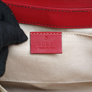 Vintage Gucci Emily Red Leather 295402 shoulderbag | stylenewstar