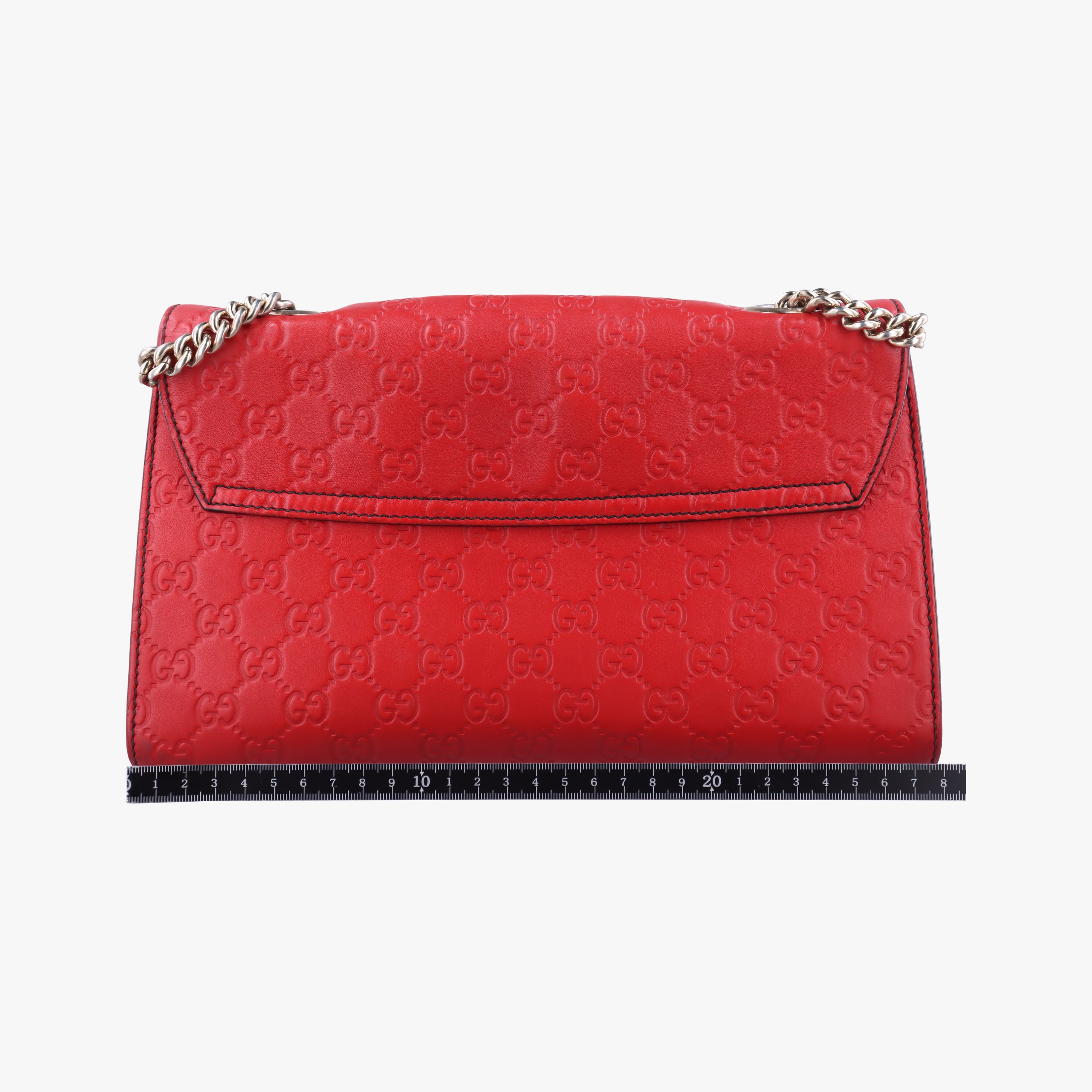 Vintage Gucci Emily Red Leather 295402 shoulderbag | stylenewstar