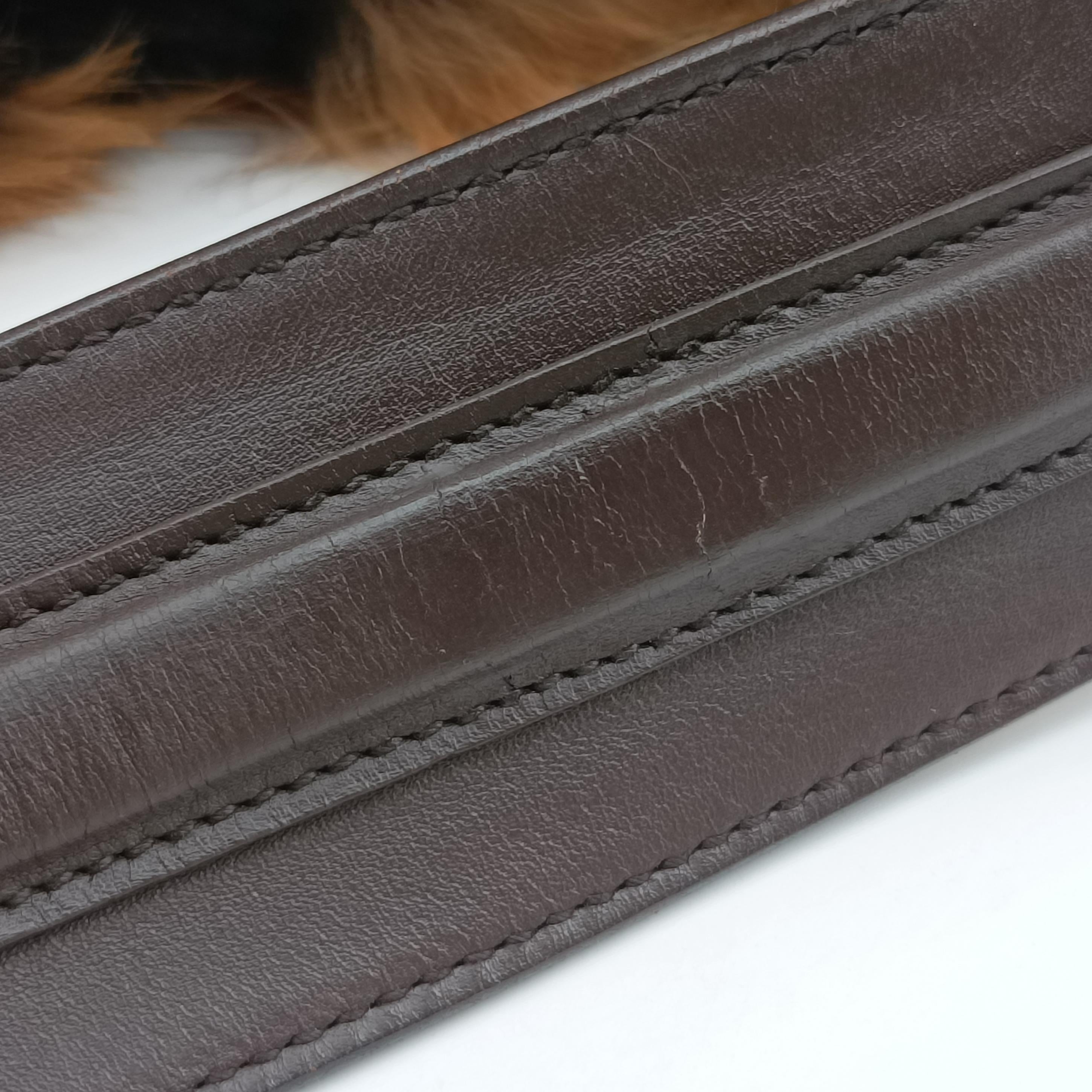 Pre-owned Gucci Bamboo Ring Hobo Brown mink 131038 handbag | stylenewstar