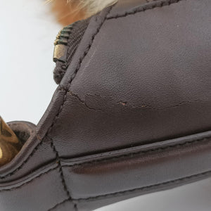 Pre-owned Gucci Bamboo Ring Hobo Brown mink 131038 handbag | stylenewstar