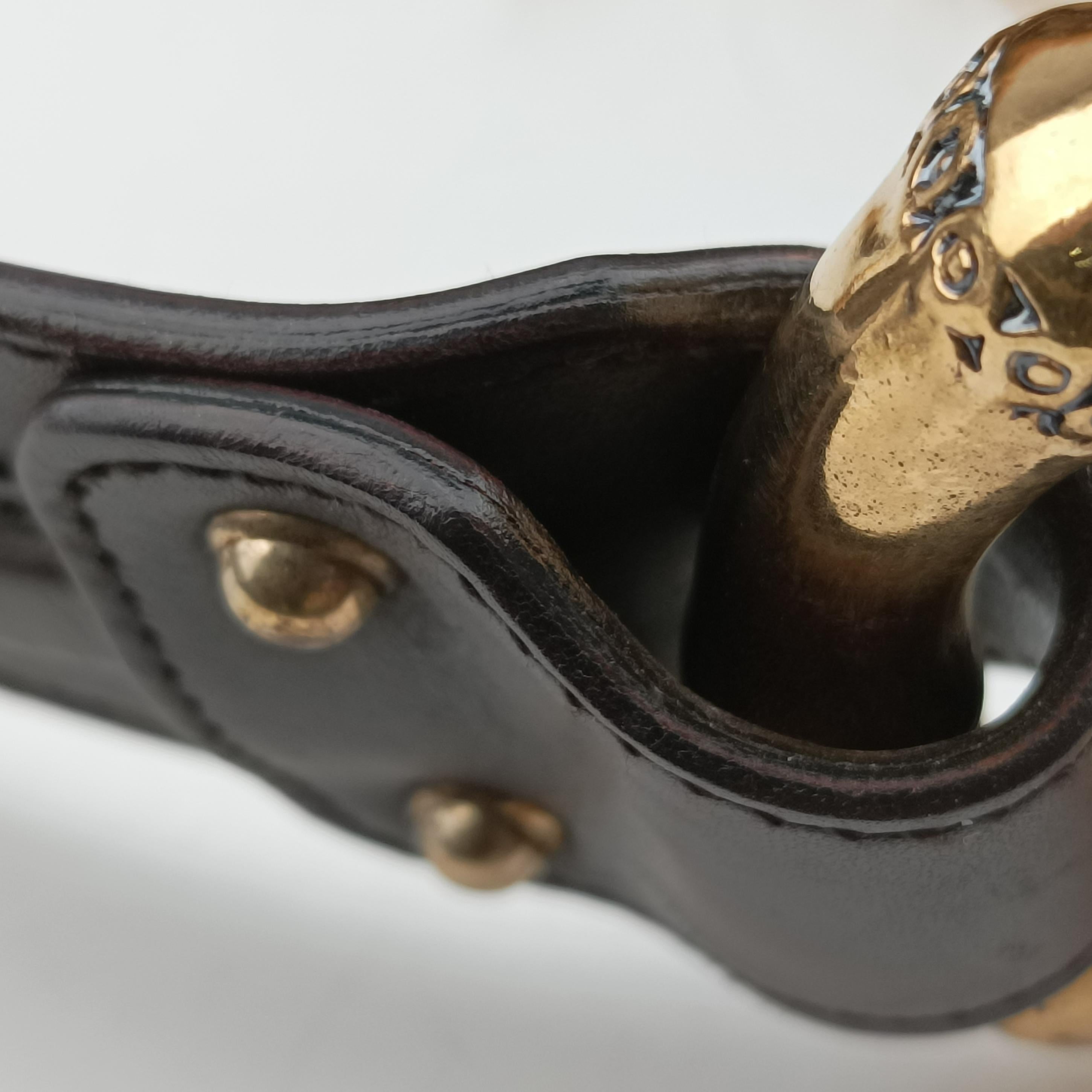 Pre-owned Gucci Bamboo Ring Hobo Brown mink 131038 handbag | stylenewstar