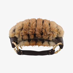 Pre-owned Gucci Bamboo Ring Hobo Brown mink 131038 handbag | stylenewstar