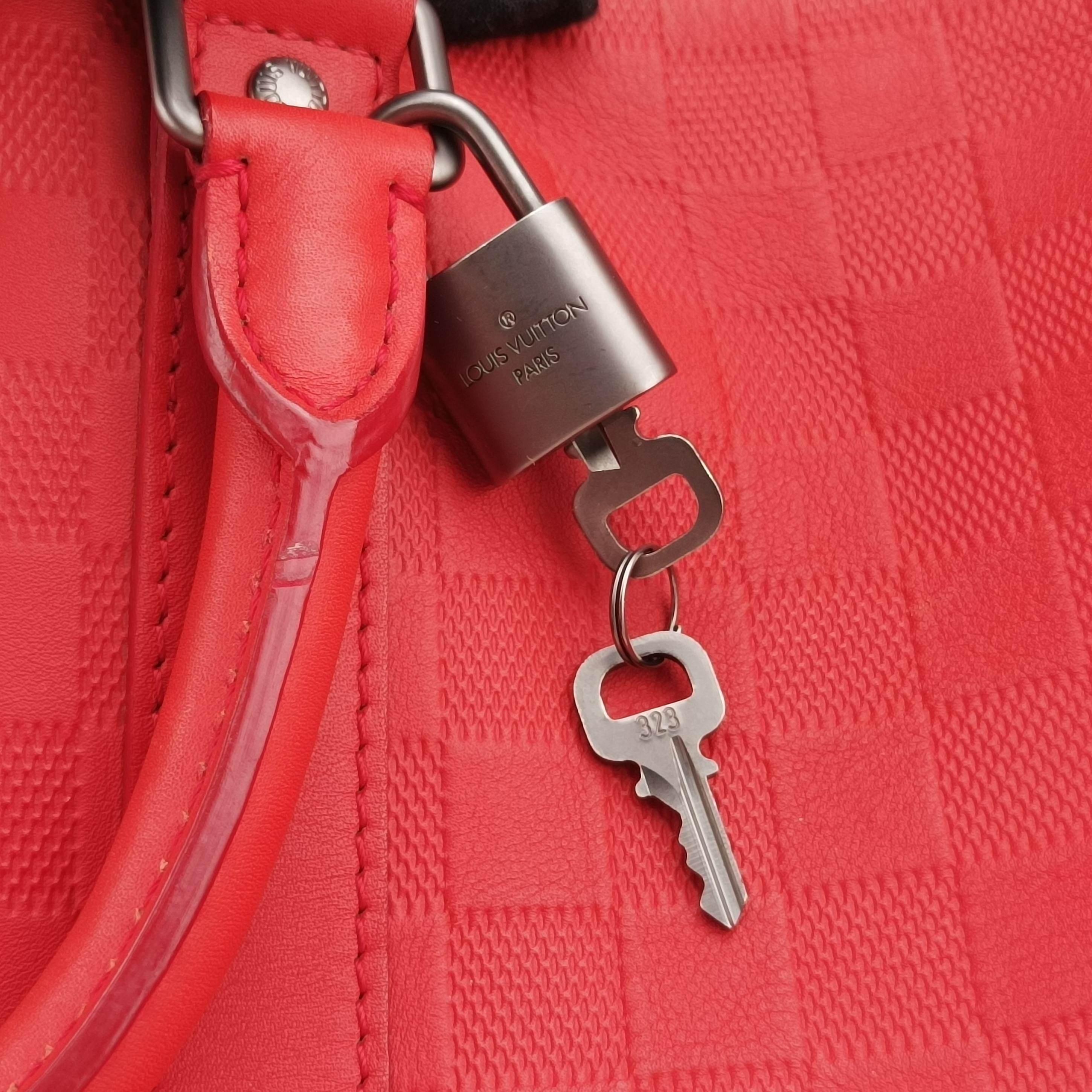 Pre-owned Louis Vuitton Keepall Bandouliere 45 Fusion Damier Infini N41142 shoulderbag | stylenewstar